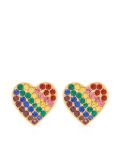 Kate Spade heart-shaped earrings - Gold