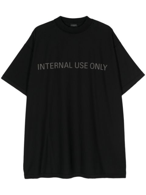 Balenciaga Internal Use Only Inside-out T-shirt Women