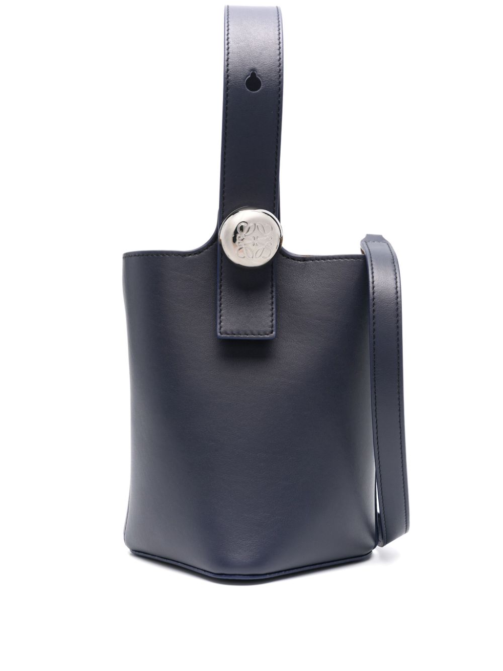 LOEWE Mini Pebble Beuteltasche - Blau