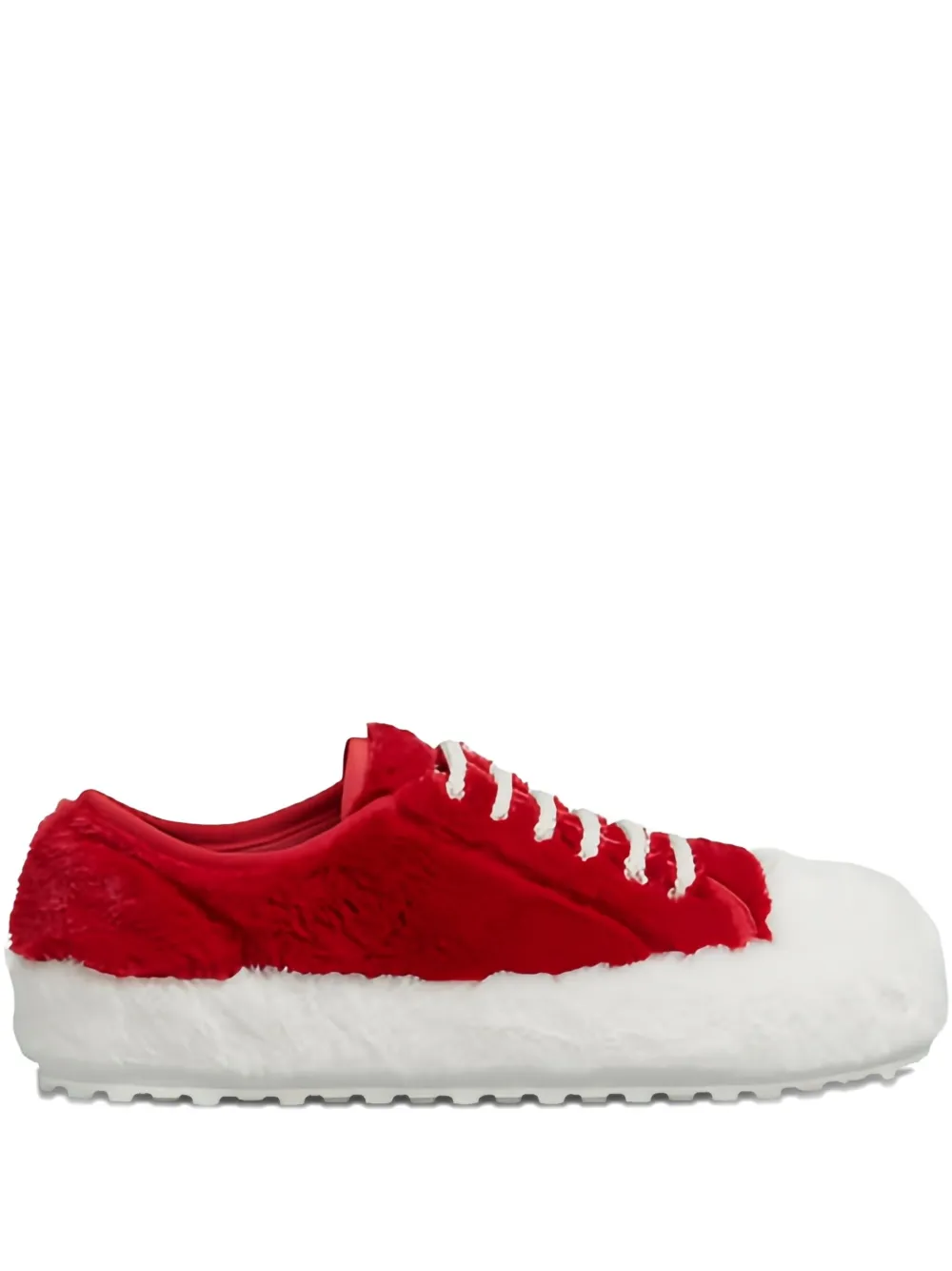 Marni lace-up sneakers Red