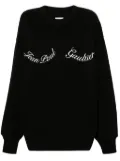 Jean Paul Gaultier logo-print cotton sweatshirt - Blue