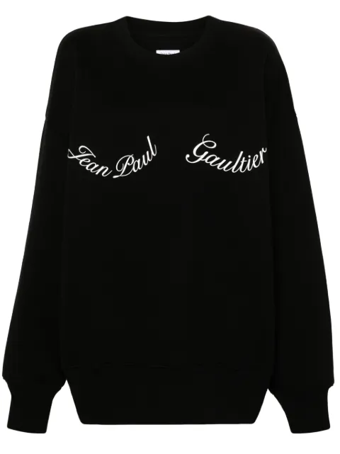 Jean Paul Gaultier sudadera con logo estampado