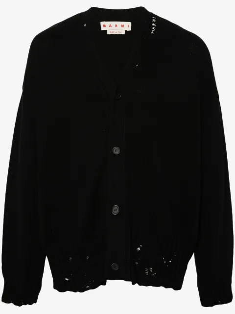 Marni V-neck cotton cardigan