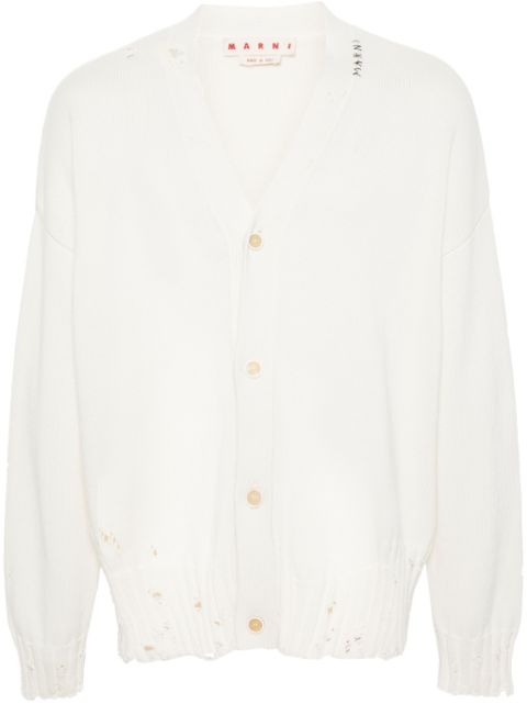 Marni V-neck cotton cardigan Men