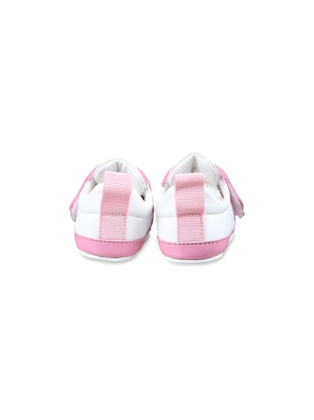 Moschino Kids Leren sneakers Roze