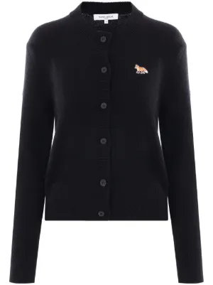 BABY FOX PATCH BOXY CARDIGAN | Maison Kitsuné