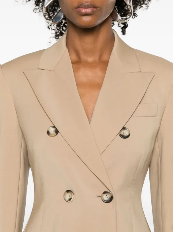 コート SPORTMAX Women Outer 2512041033003 Beige Sportmax Women's Fiore Wrap Coat in Beige Sportmax
