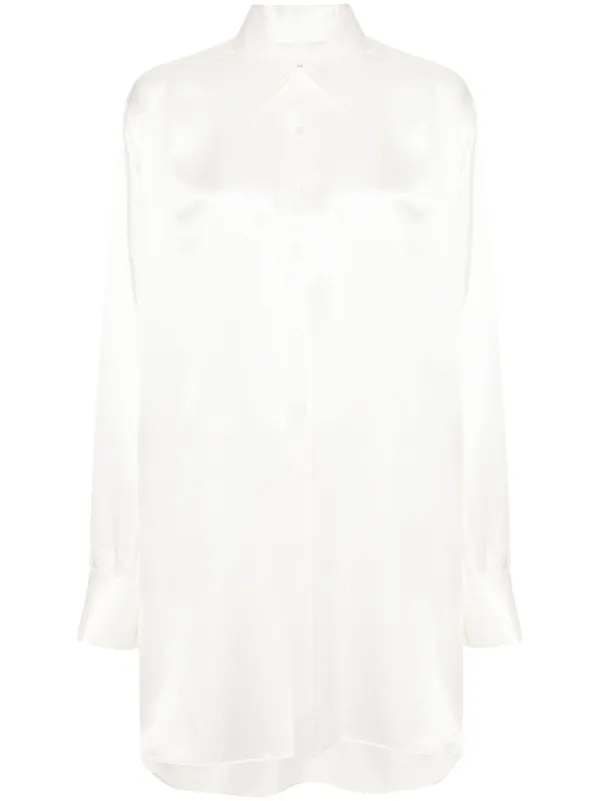 Maison Margiela シルクサテンシャツ Maison Margiela シルクサテンシャツ
