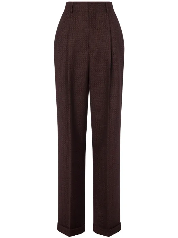 【送料&関税込】Moschino Geometric Printed High Waist Pants Moschino Geometric Printed High Waist Trousers | italist