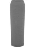 Moschino knitted virgin wool pencil skirt - Grey