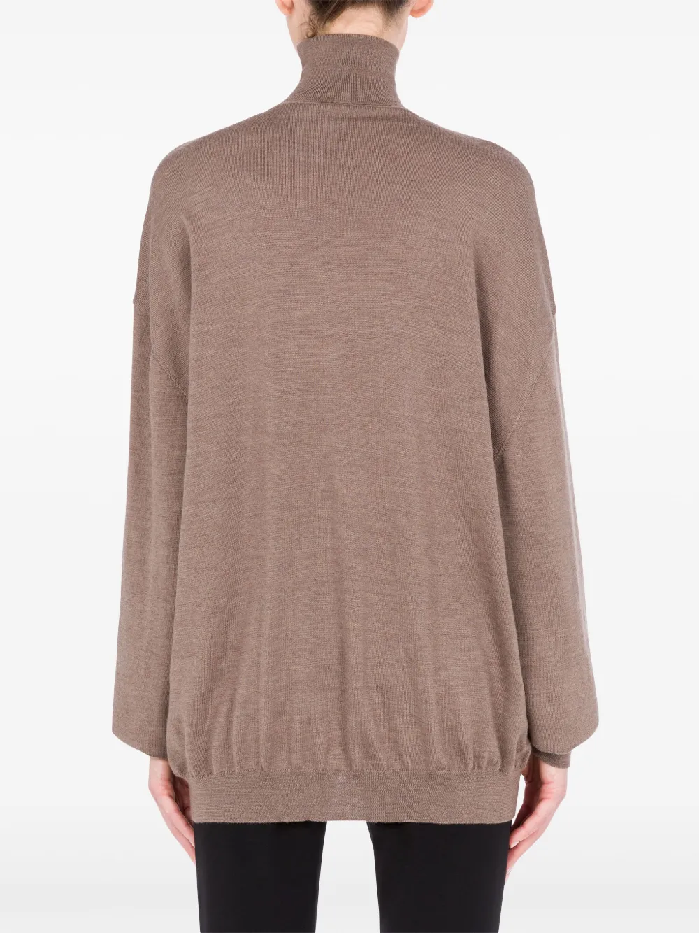 Moschino Trui van scheerwol met wijde mouwen Beige