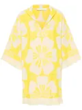 ZIMMERMANN Golden hooded mini dress - Yellow