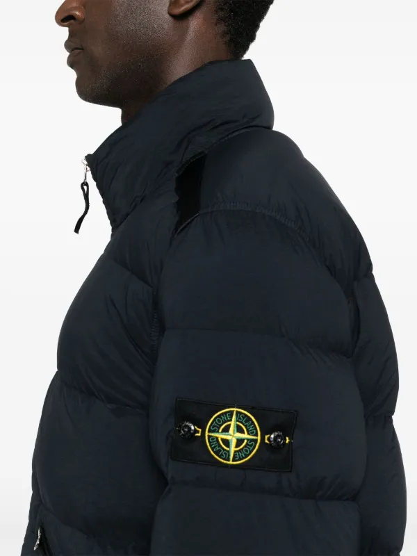 Stone Island Men s Compass Logo Padded Duck Down Jacket