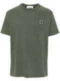 Stone Island Compass-patch cotton T-shirt - Green