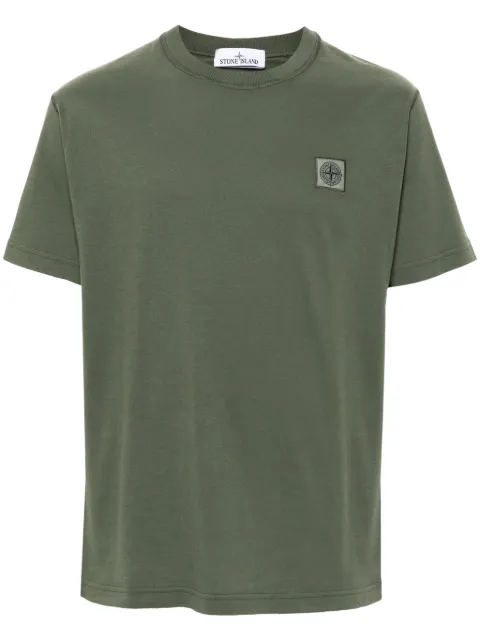 Stone Island Compass-patch cotton T-shirt  
