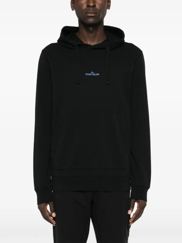 STONE  | COTTON HOODIE SWEATSHIRT [正規品/関税込] Stone Island Logo Patch Cotton Felpa Hoodie Sweatshirt Size