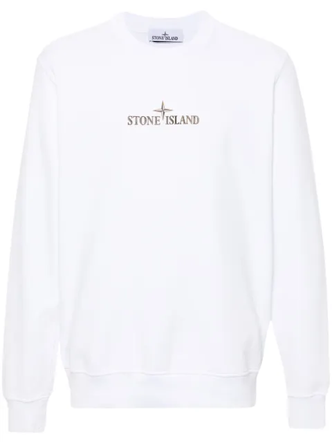 Stone Island sudadera con logo estampado