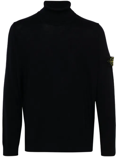 Pull en laine à col roulé - Stone Island - Modalova