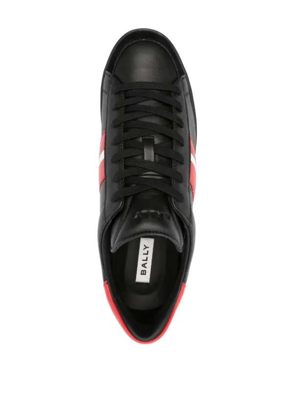 Bally Thiago Leather Sneakers | Black | FARFETCH