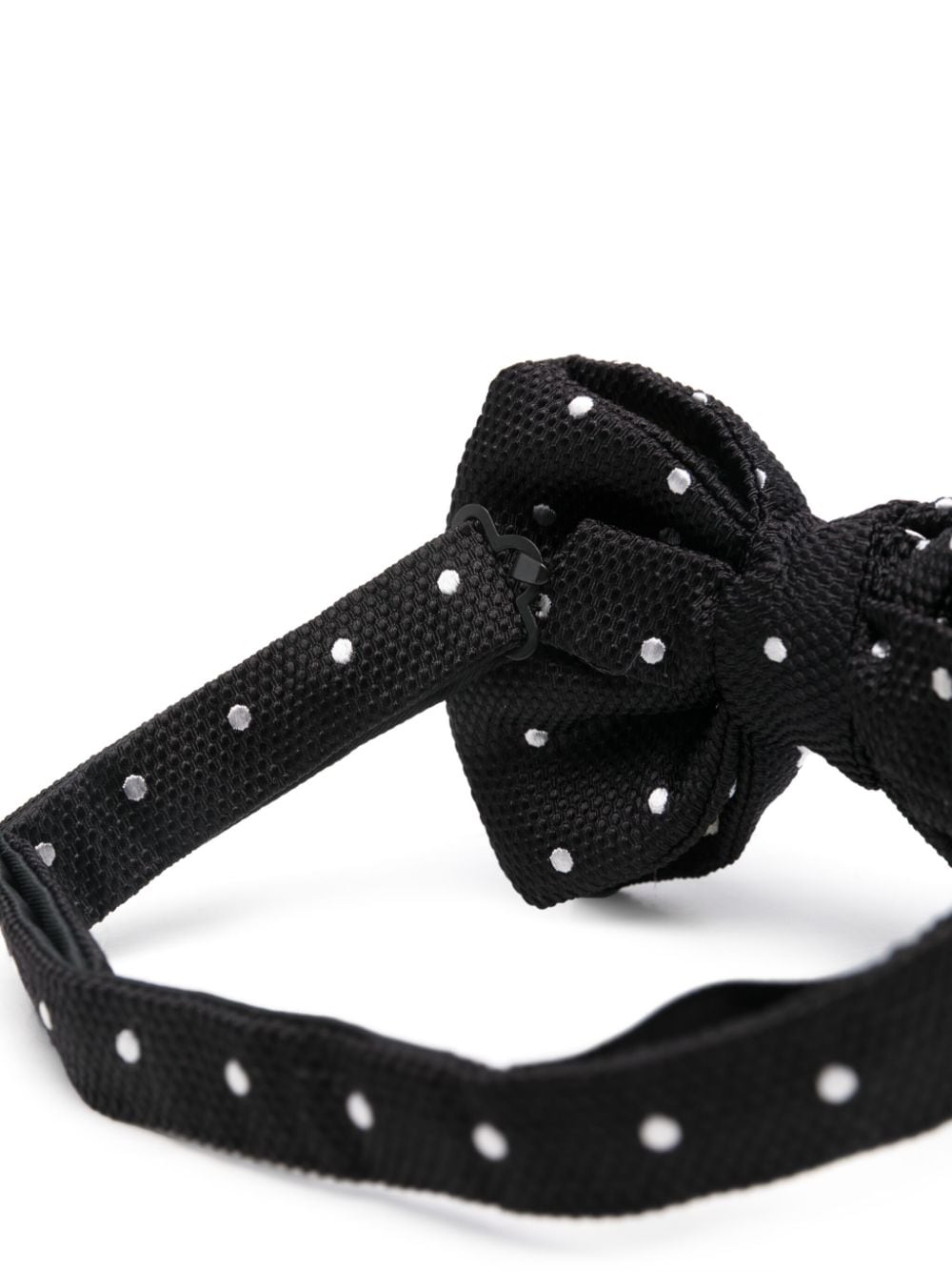 TOM FORD polka-dot padded bow tie - Zwart