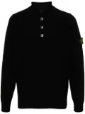 Stone Island Compass-badge high-neck jumper - Black
