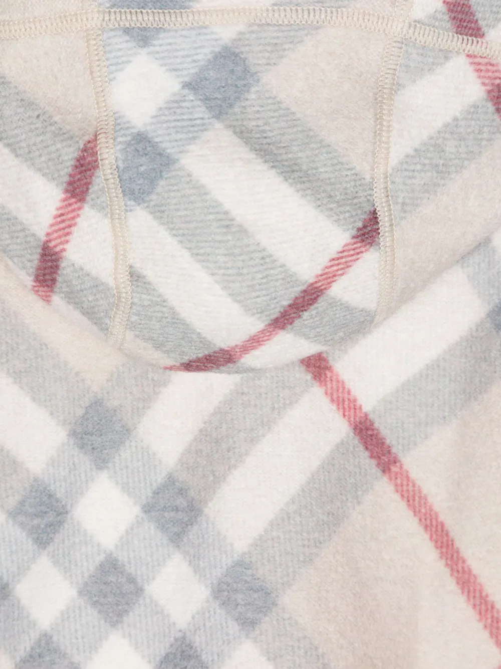 Burberry Kids Wollen hoodie Wit