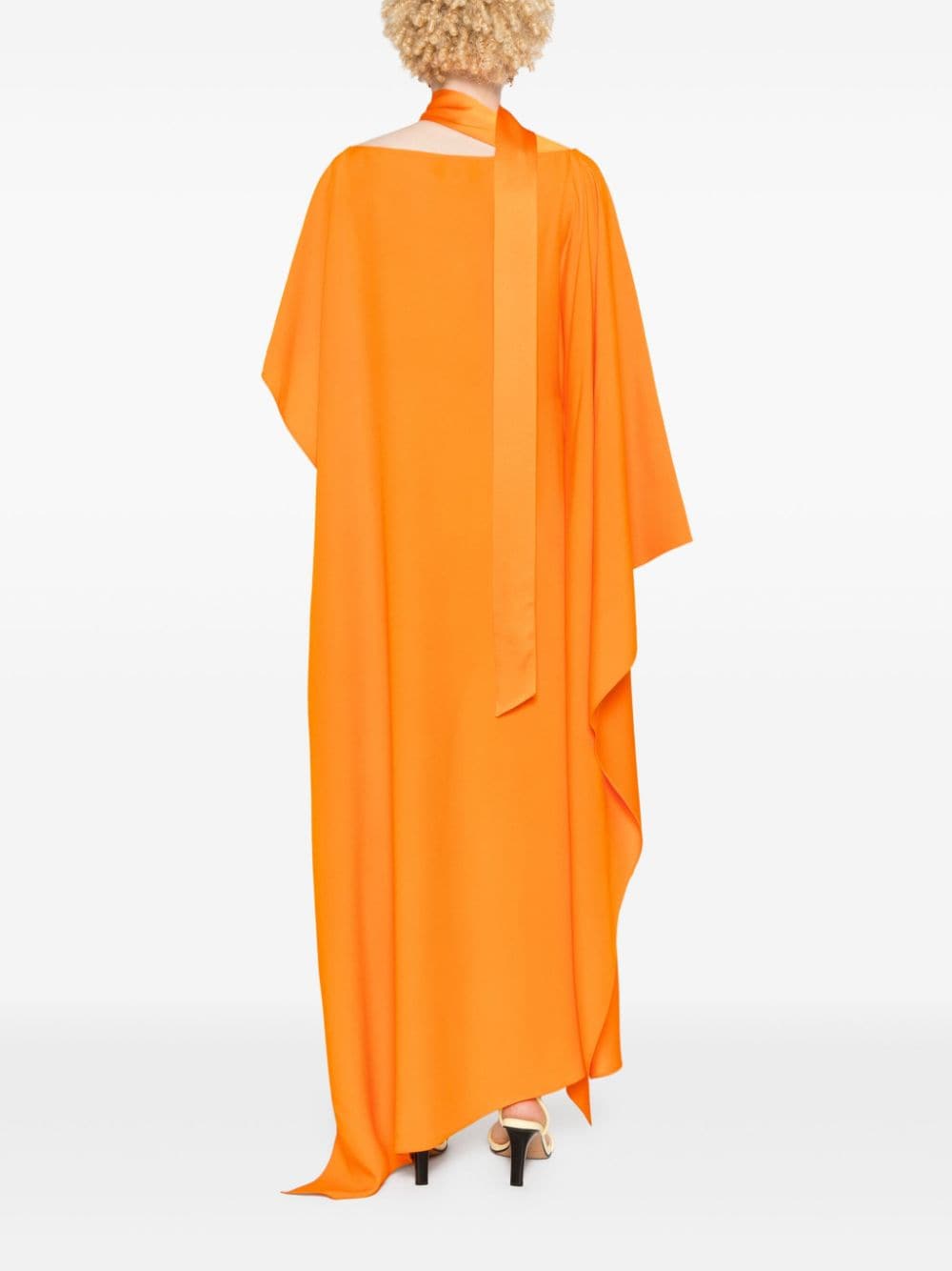 Shop Taller Marmo Trebbia Mini Kaftan In Orange