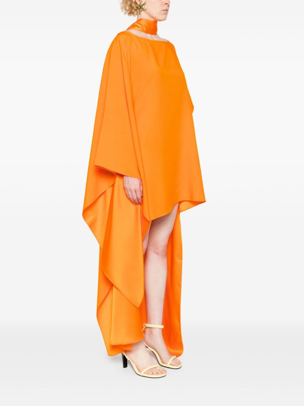 Shop Taller Marmo Trebbia Mini Kaftan In Orange