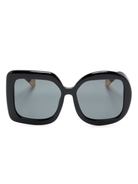 Jacquemus Les Lunettes Carre Rond oversize-frame sunglasses Women