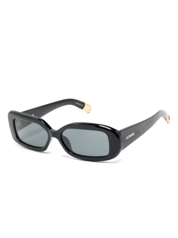 Jacquemus Les Lunettes Rond Carré Asymmetric Sunglasses