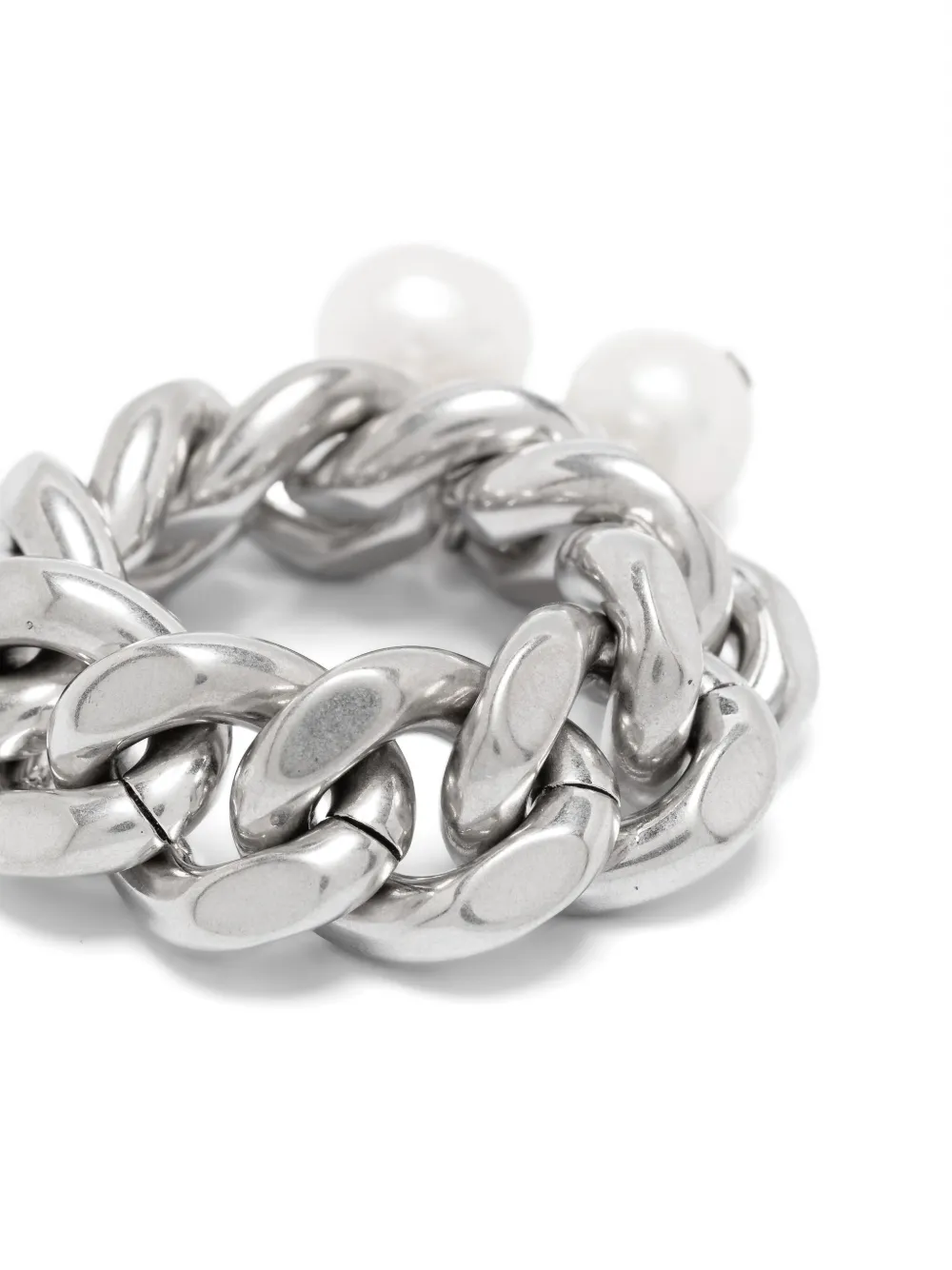 Jil Sander Chain Ring In Silver | ModeSens