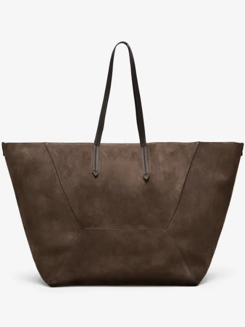 Brunello Cucinelli large BC Duo suede tote bag