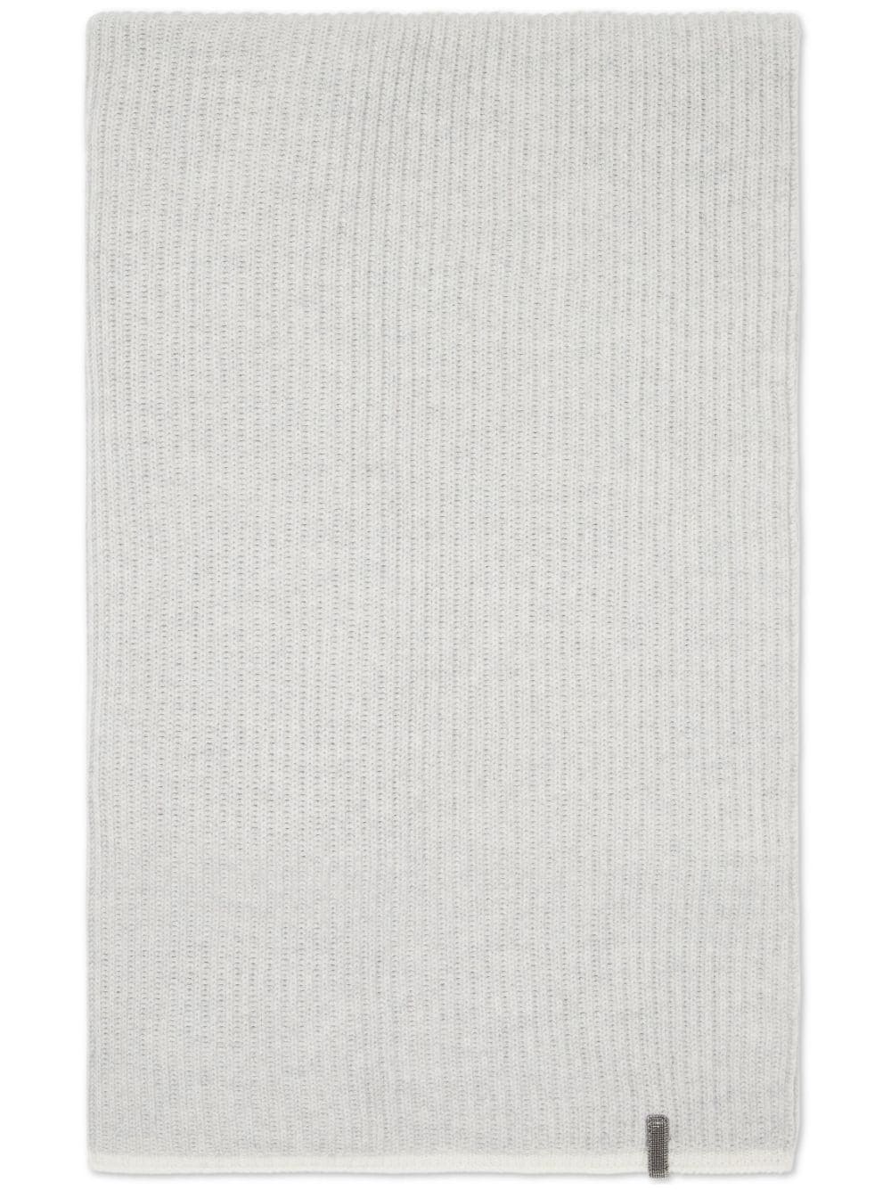 Brunello Cucinelli cashmere scarf - Grigio