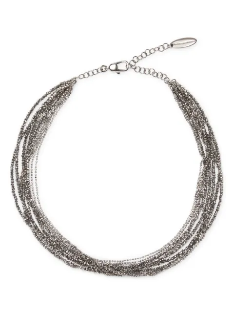 Brunello Cucinelli Vetro bead necklace