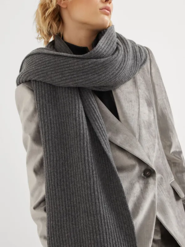 【関税&送料込】Brunello Cucinelli Sciarpa In Cashmere Con S Brunello Cucinelli Silk Cashmere Scarf | italist