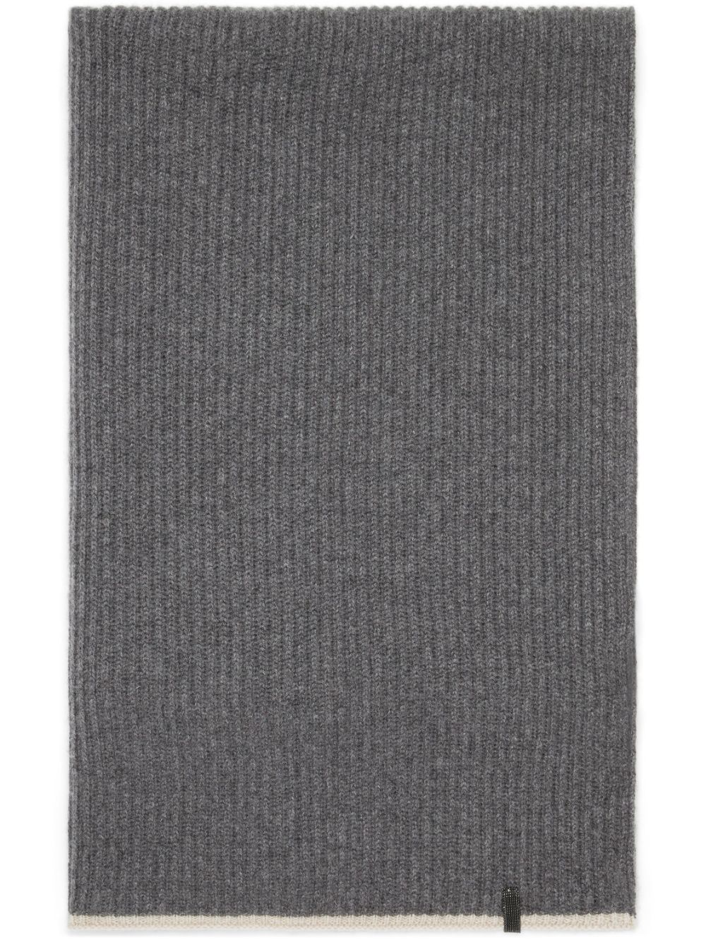 Brunello Cucinelli cashmere scarf - Grigio