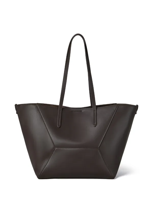 ＊BRUNELLO CUCINELLI＊BC Duo ミニ トートバッグ 関税・送料込 Brunello Cucinelli Small BC Duo Leather Tote Bag | Brown