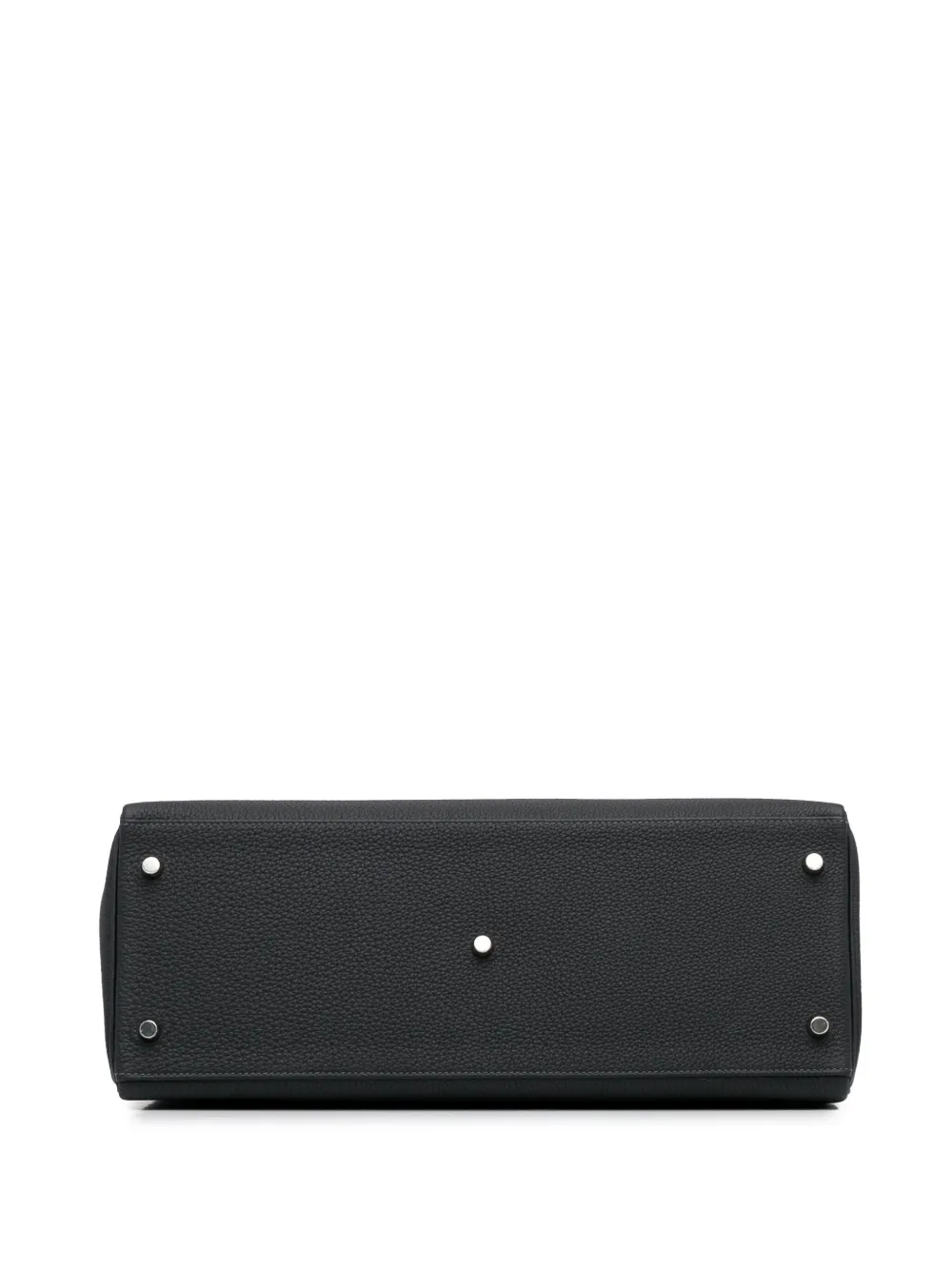 Pre-owned Hermes 2023 Togo Maxi Kelly 42 Satchel In 黑色