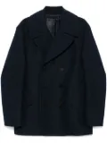 Alexander McQueen double-breasted peacoat - Blue