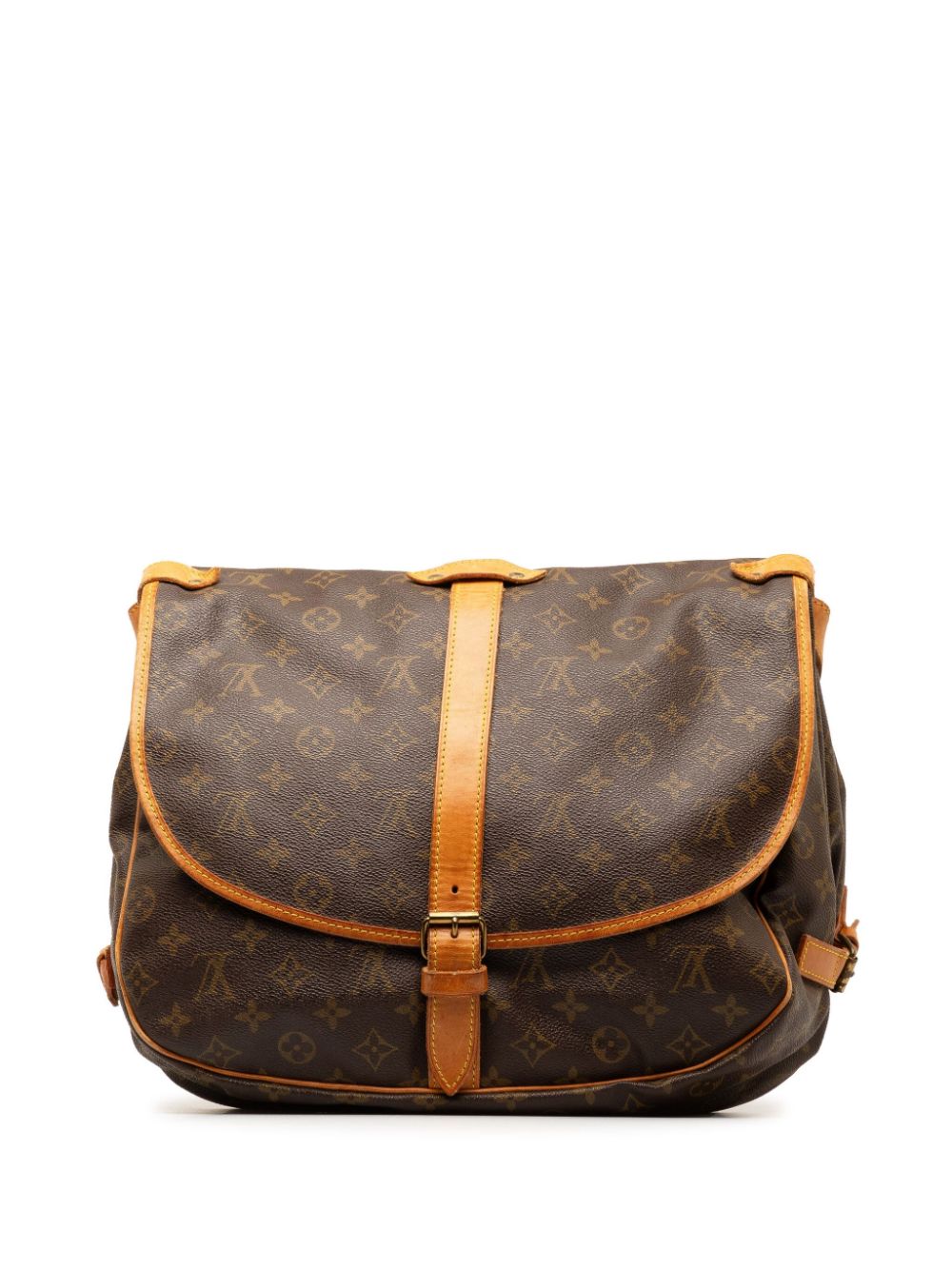 Louis Vuitton Pre-Owned 1992 Saumur 35 crossbodytas met monogram - Bruin