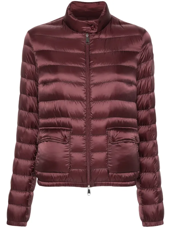 Moncler Lans Padded Jacket Purple FARFETCH AE