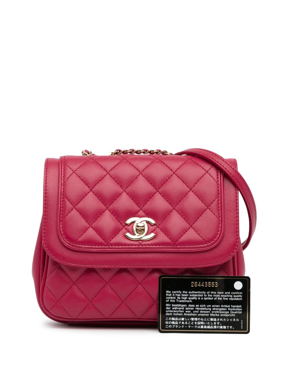 CHANEL 2018-2019 Small Lambskin Lovely Day Flap crossbody bag Women