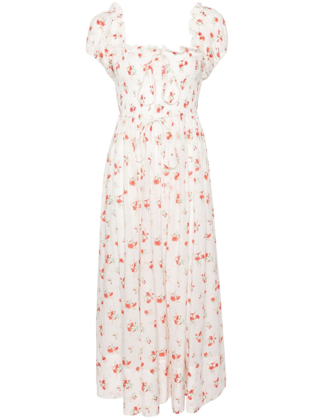 DÔEN Stanza midi dress - Bianco