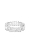 Swarovski Matrix crystal eternity ring - Silver