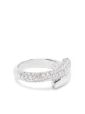 Swarovski Dextera crystal band ring - Silver