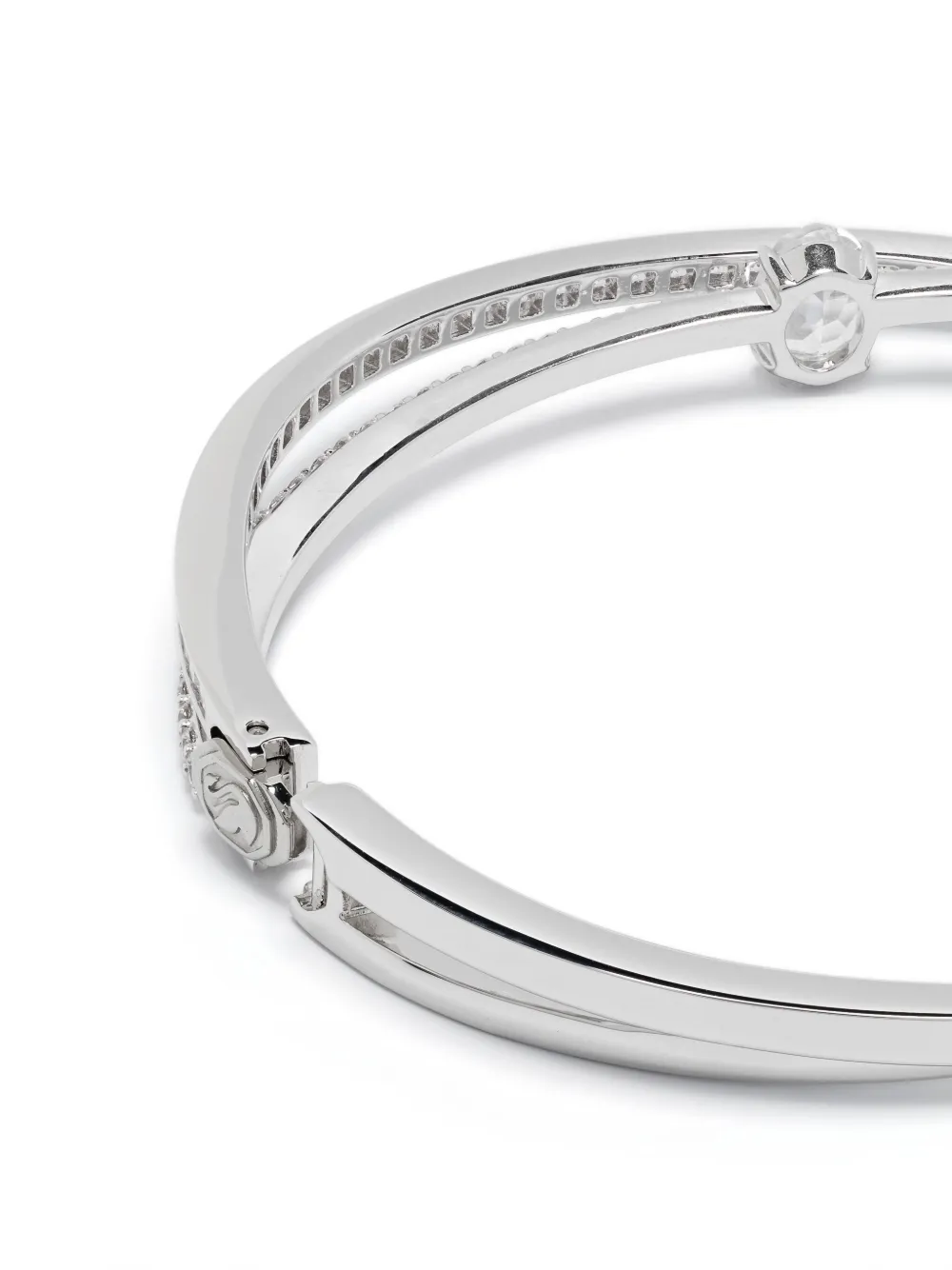 Swarovski Hyperbola Bangle In 银色