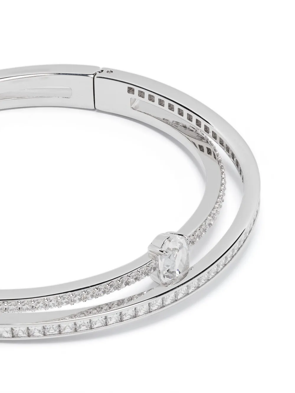 Swarovski Hyperbola Bangle In 银色