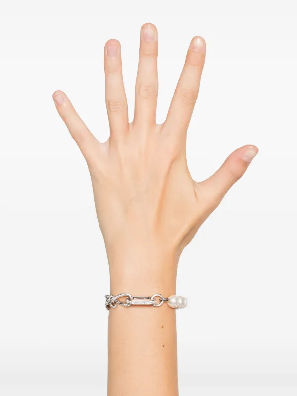 Swarovski Dextera パール ブレスレット | シルバートーン | FARFETCH JP