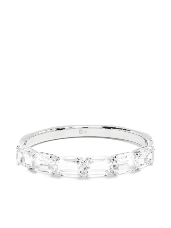 Swarovski シルバー クリスタル バングル（スワロフスキー