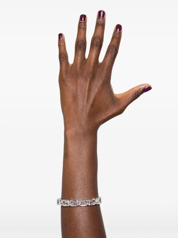 Swarovski Millenia クリスタル バングル | シルバートーン | FARFETCH JP